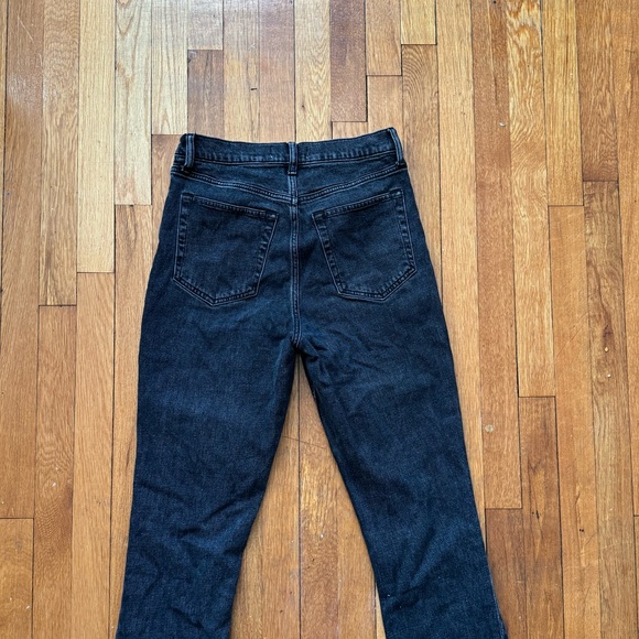 ABERCROMBIE &FITCH The 90’s Slim straight Ultra High Rise Washed Black - Picture 5 of 5